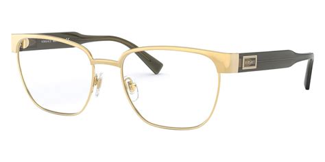 versace ve1264 1461 gold men eyeglasses|Versace™ VE1264 Square Eyeglasses .